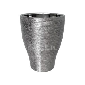 osłonka ceramiczna do storczyka srebrna