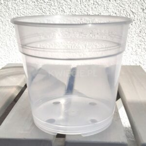 doniczka plastikowa do storczyka, transparentna