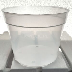 doniczka plastikowa do storczyka, transparentna