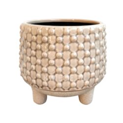 osłonka ceramiczna na nóżkach beżowa