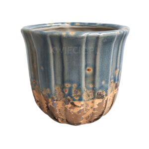 osłonka ceramiczna niebiesko-miedziana