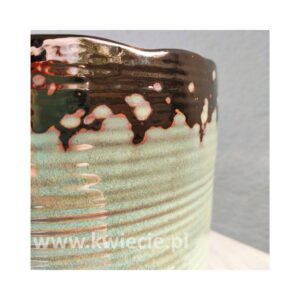 osłonka ceramiczna zielona szałwia