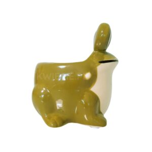 osłonka ceramiczna mała zielona żabka