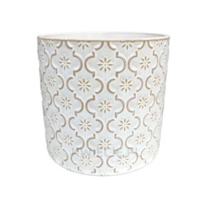 osłonka ceramiczna kremowa wzór c1