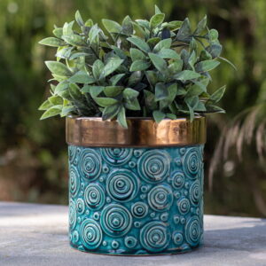 osłonka ceramiczna cylinder turkusowy