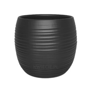 matowa osłonka ceramiczna kula, czarny antracyt