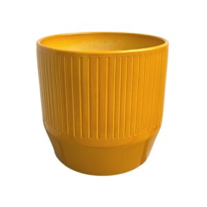 osłonka ceramiczna curry, musztardowa
