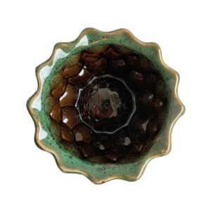 osłonka ceramiczna zielony krater