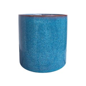 osłonka ceramiczna, doniczka niebieska, monte blue