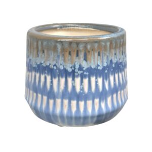 osłonka ceramiczna niebieska, kremowa