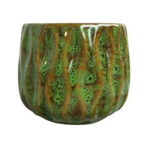 osłonka ceramiczna zielona wave