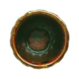 osłonka ceramiczna zielona wave