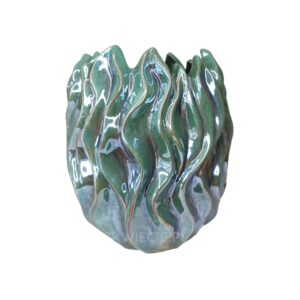 osłonka ceramiczna zielona syrenka