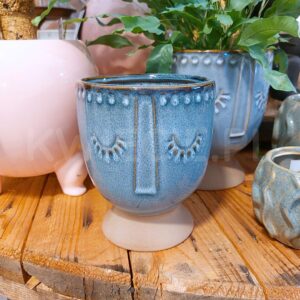 niebieska osłonka ceramiczna głowa